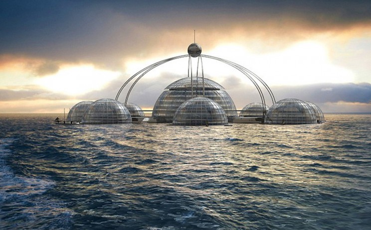 real floating cities